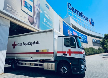 Colaboración de Carrefour con Cruz Roja