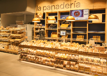 Panadería en supermercado de Carrefour