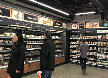 Interior de Amazon Go