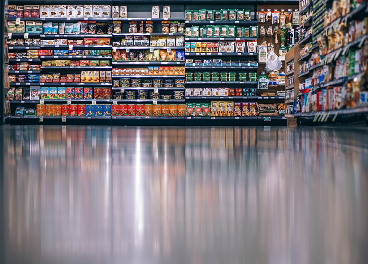 Pasillo de un supermercado