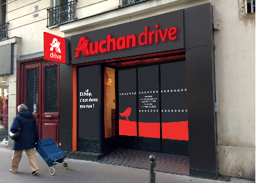 Tienda de Auchandrive en Francia