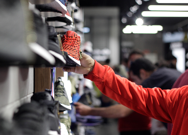 Interior de una tienda de JD Sports