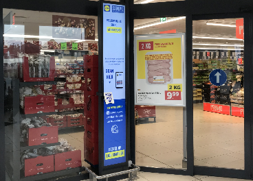 'Pick up point' de Lidl en Bélgica