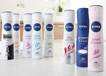 Productos de Nivea, marca de Beiersdorf