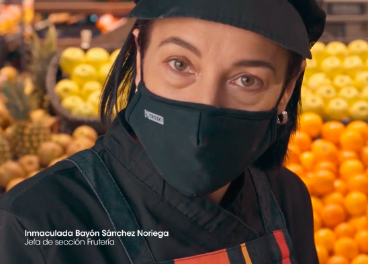 Trabajadora de Eroski
