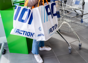 Bolsas de la compra de Action