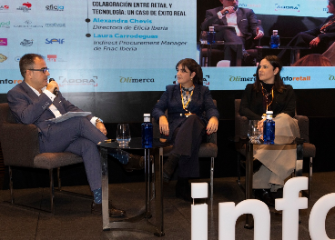 Jesús Lozano, Alexandra Chevis y Laura Carrodeguas