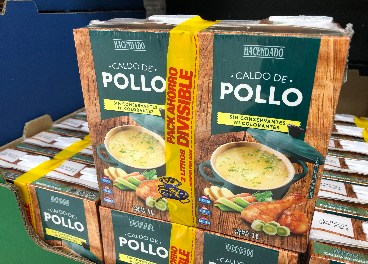 Caldo de pollo Hacendado, de Mercadona