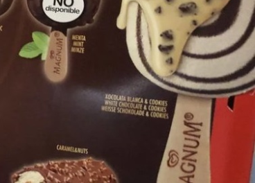 Cartel de helado de Frigo (Unilever)