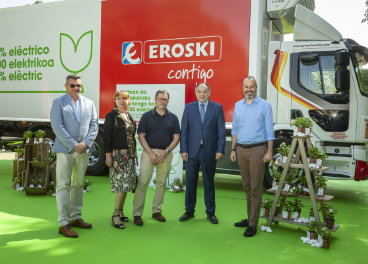 Primer camión eléctrico de Eroski