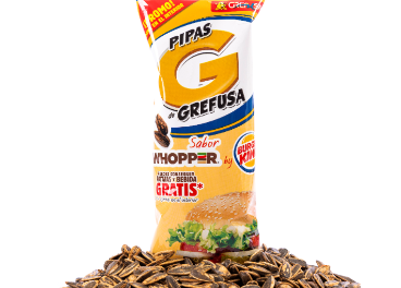 Pipas con sabor a Whopper