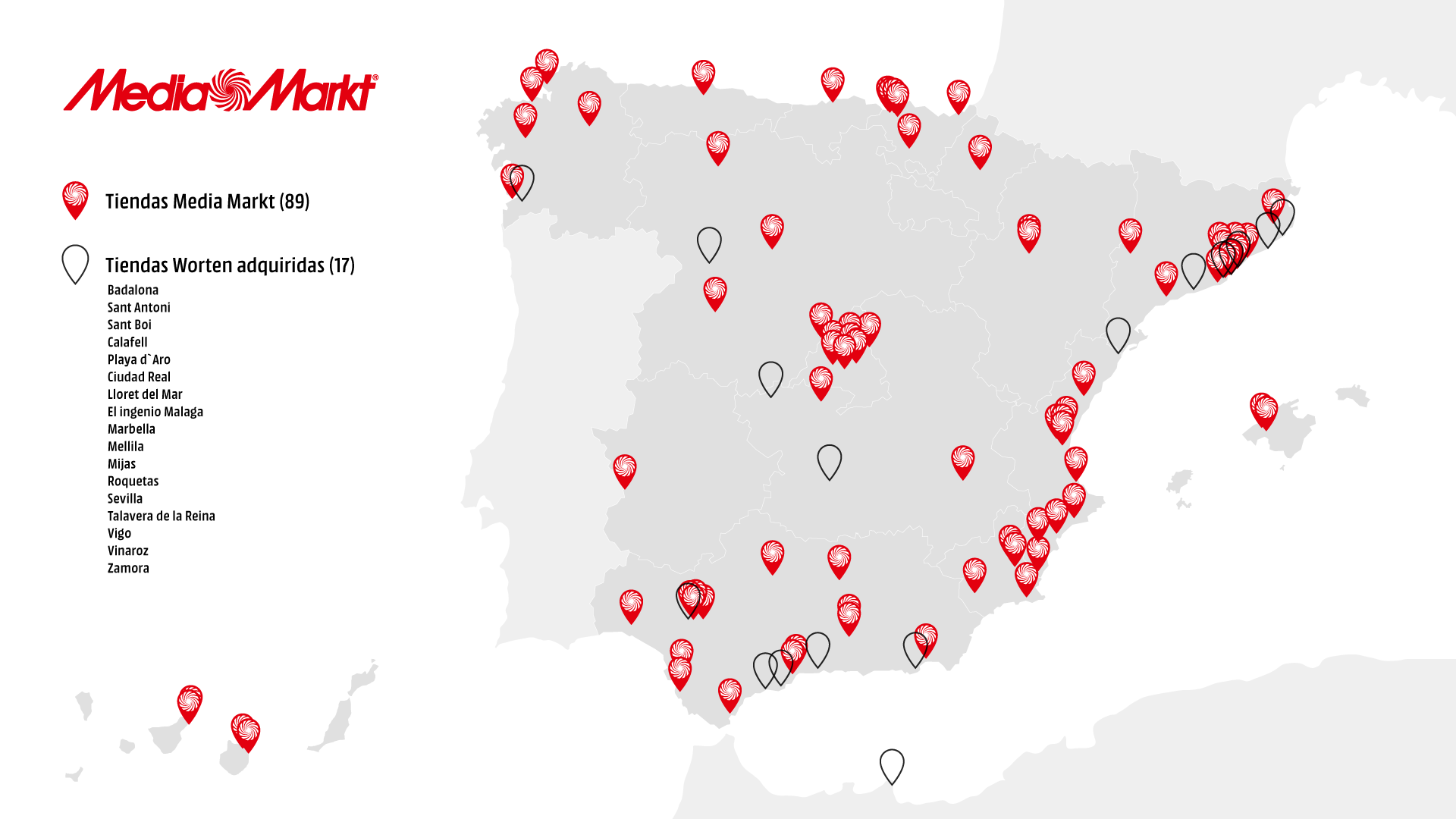 Spanish tech giant MediaMarkt purchases 17 failing Worten stores