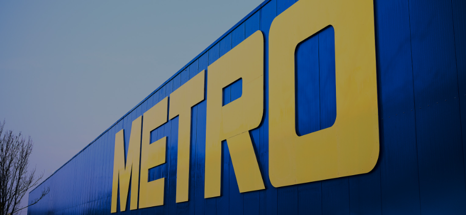 Metro crece un 2,9% en su primer semestre fiscal