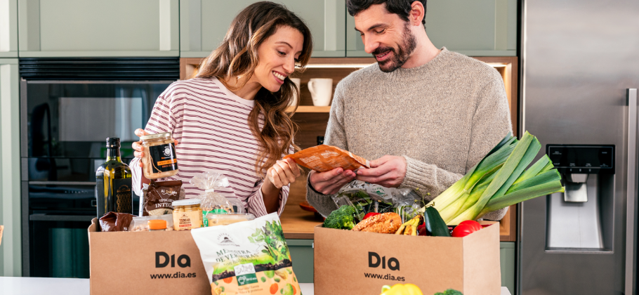 DIA cierra 2025 con un 12% más de pedidos online