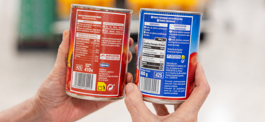 Mercadona cambia las etiquetas