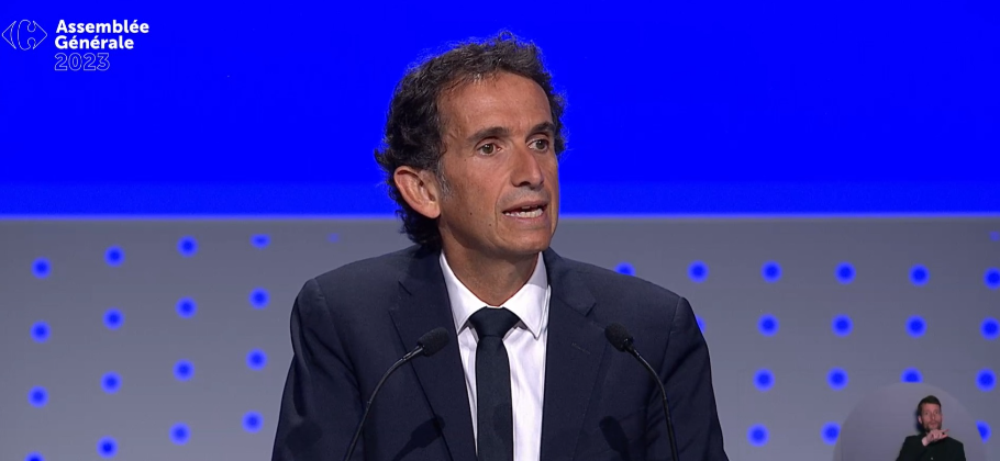 Alexandre Bompard (Carrefour) y la crisis