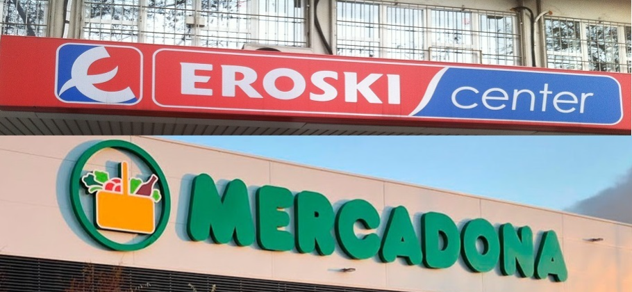 Eroski y Mercadona ganan en Navarra