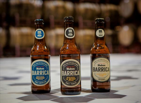 Se elaboran tres variedades de Mahou Barrica