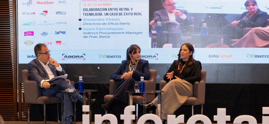 Jesús Lozano, Alexandra Chevis y Laura Carrodeguas